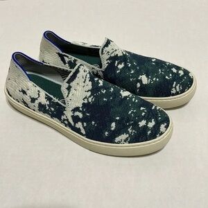 Rothy’s Blue and White Casual Slip-On Shoes